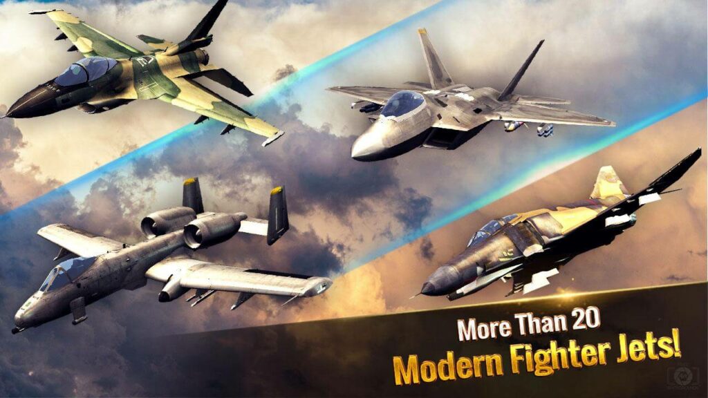 Ace Fighter Mod Apk Unlocked Advanced Jet Fighters