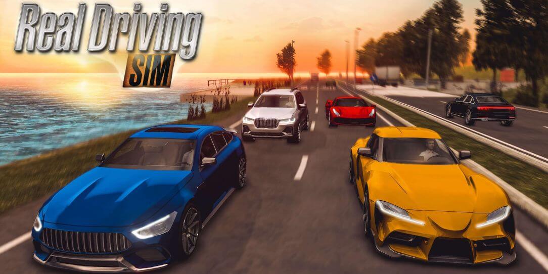 Real Driving Sim Mod Apk v5.4 (Unlimited Money) 2023 icon