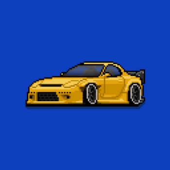 Pixel Car Racer Mod Apk v1.2.3 (Unlimited Money) icon